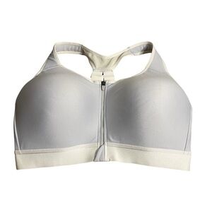 Under Armour Women's Periwinkle High Crossback Zip Sports Bra